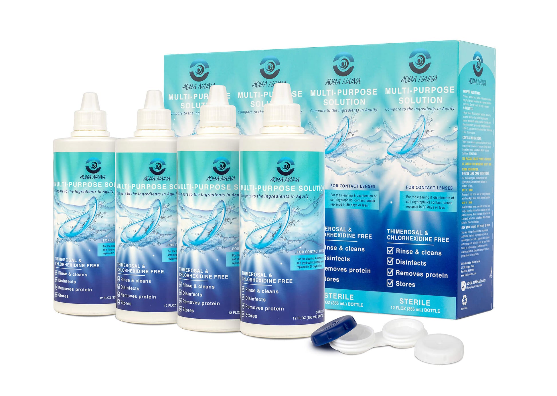 multi purpose solution contact lens 3 pack